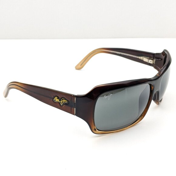 🕶️Custom! Maui Jim MJ111-01 Palms Sunglasses 63/15 115 / ALC645🕶️ - Picture 4 of 11